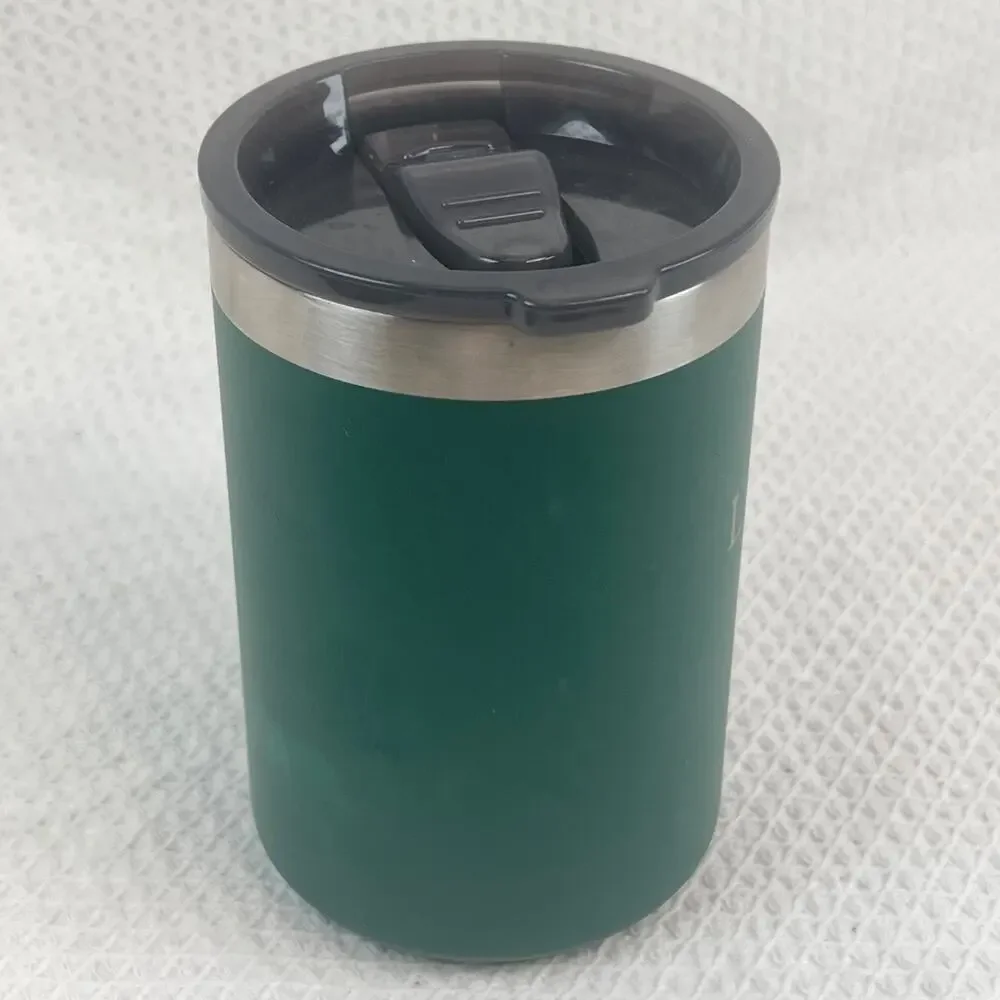 L.L.Bean Insulated Stainless Steel Travel Coffee Mug Green 18 oz With Lid